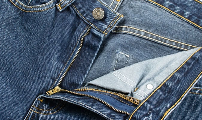 Broken fly zip