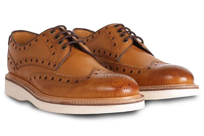 Ashby Tan Derby Brogues