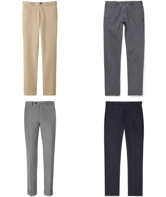 Men's Business Trousers & Chinos