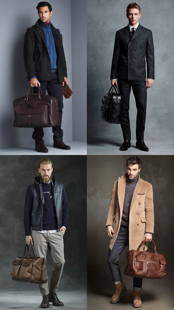 Men's Utility Holdalls Outfit Inspiration Lookbook 2017 Bag Trends