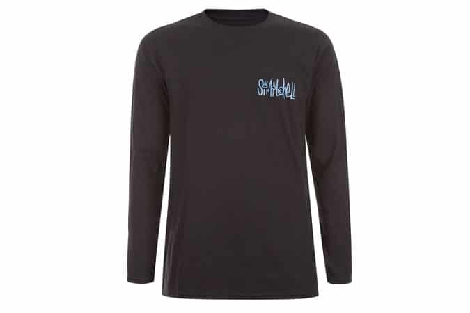 Street Art Collection Black Si Mitchell Print Long Sleeve T-Shirt