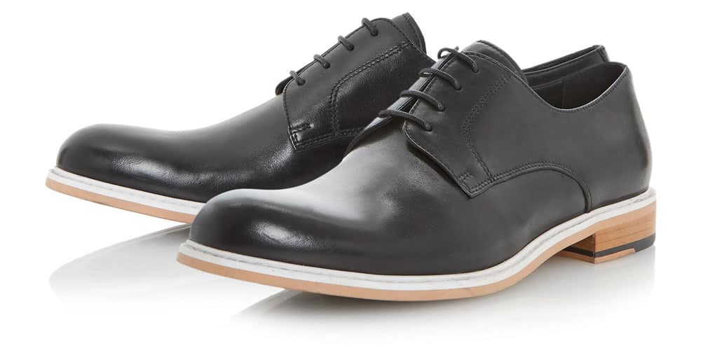 Dune London Pacific Black Colour Pop Rand Gibson Shoe