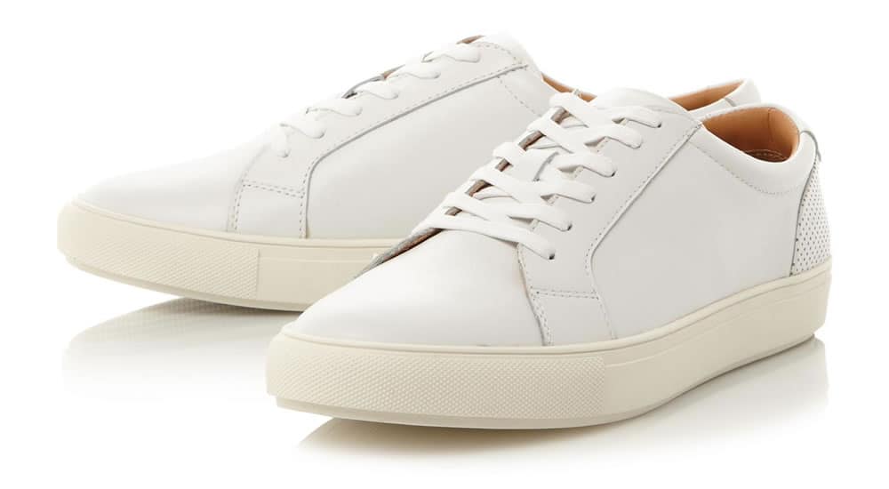 Dune London Titanas All Over White Trainer