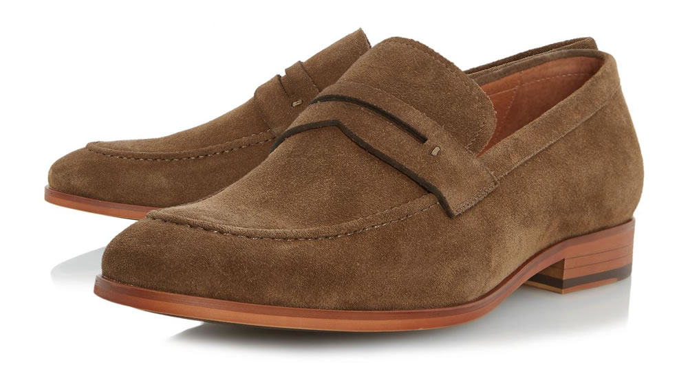 Dune London Ruling Stone Smart Penny Loafer