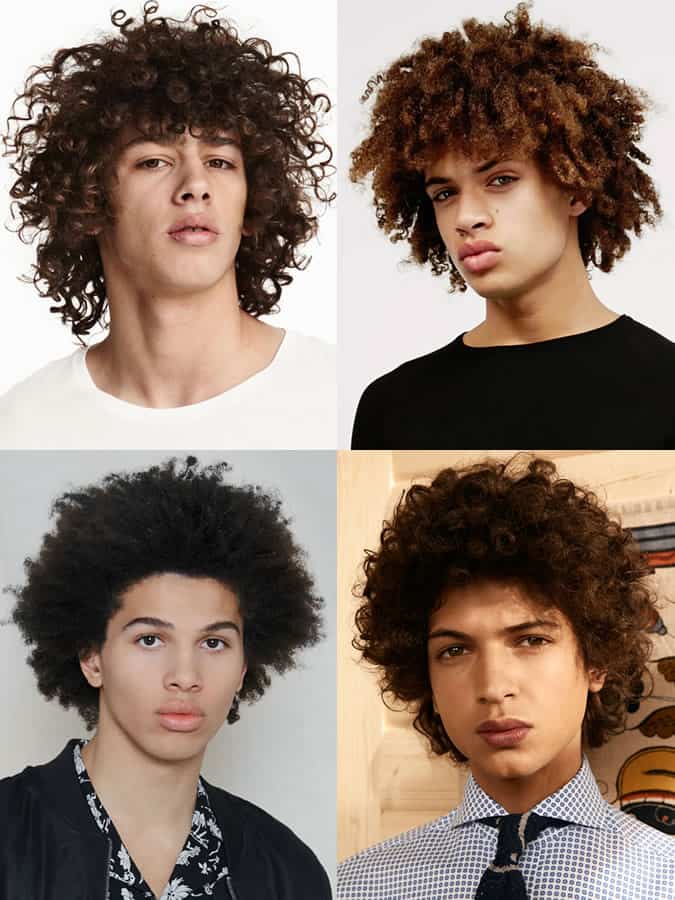 Men's Long Afro Hairstyles