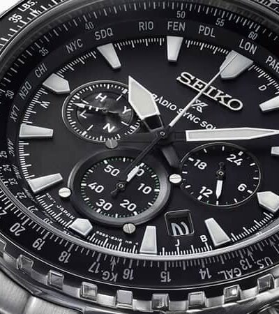 Win A Seiko Prospex Radiosync Solar World Time Chronograph Watch
