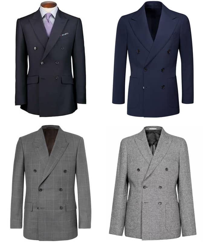 Men's Double-Breasted Suits
