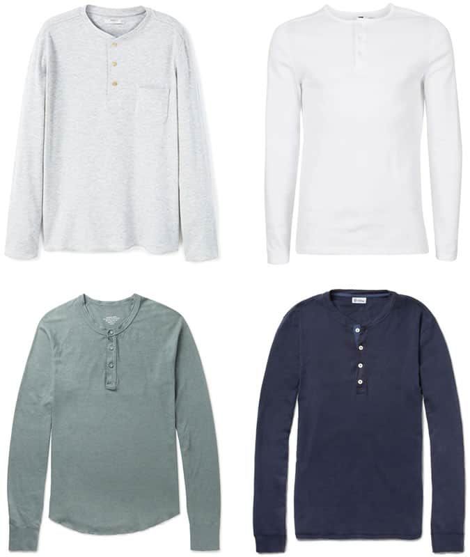 Men's Henley Tops