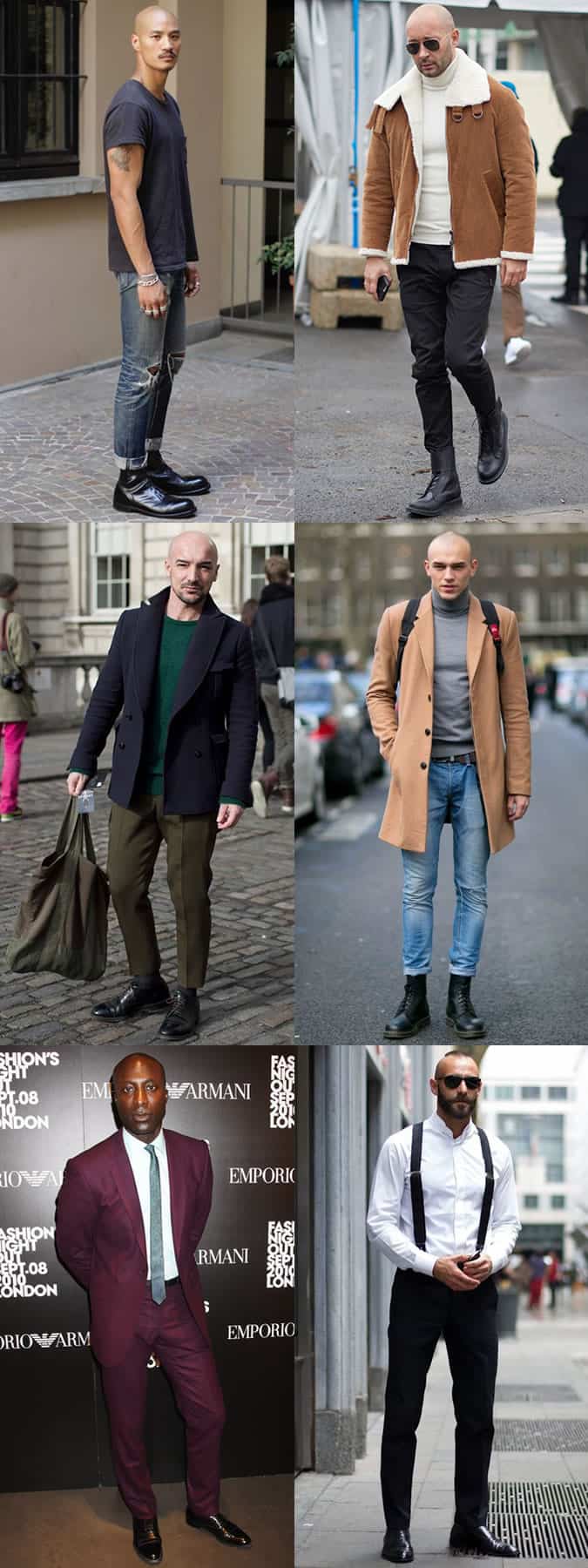 Stylish Bald Men