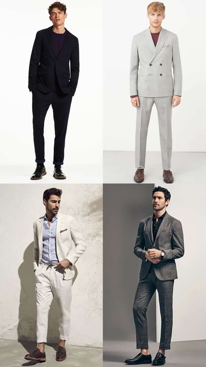 Men's Relaxed Unstructured Suiting Spring/Summer Outfit Inspiration Lookbook