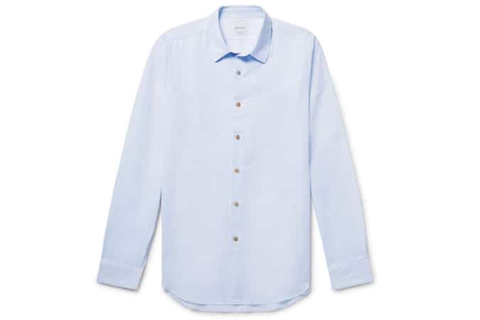 Paul Smith Slim-Fit Slub Cotton Shirt