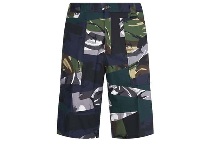 Kenzo Camo Print Shorts