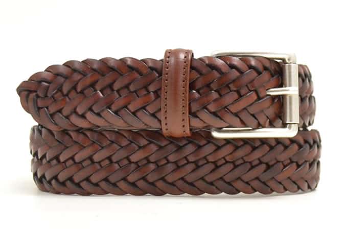 Anderson’s Tan Plaited Belt