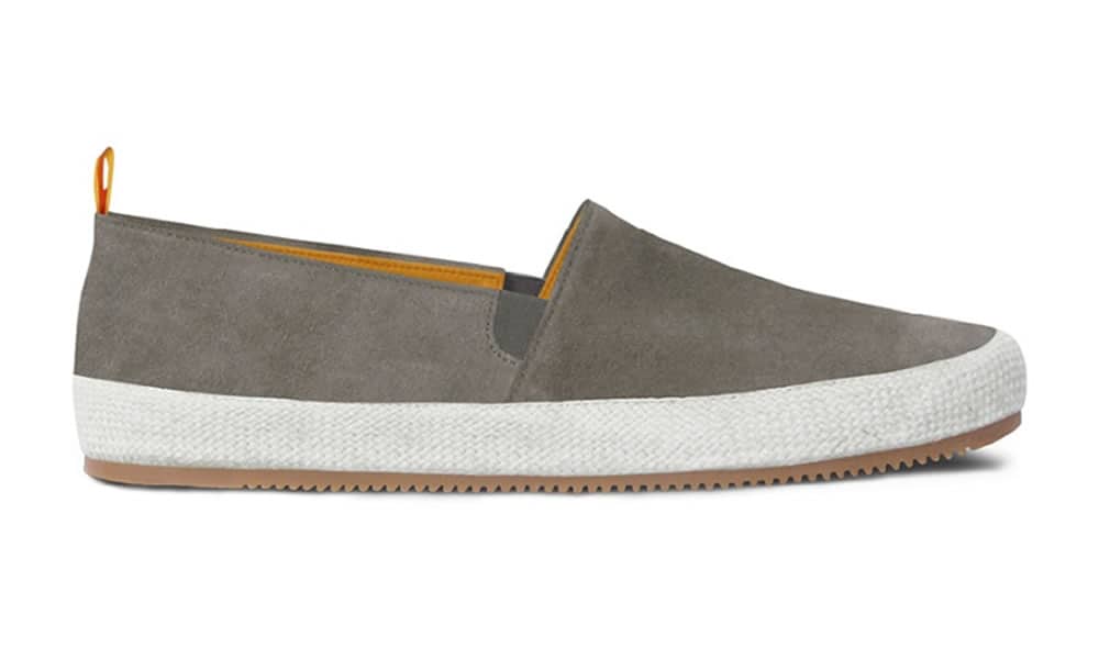 Mulo Taupe Suede