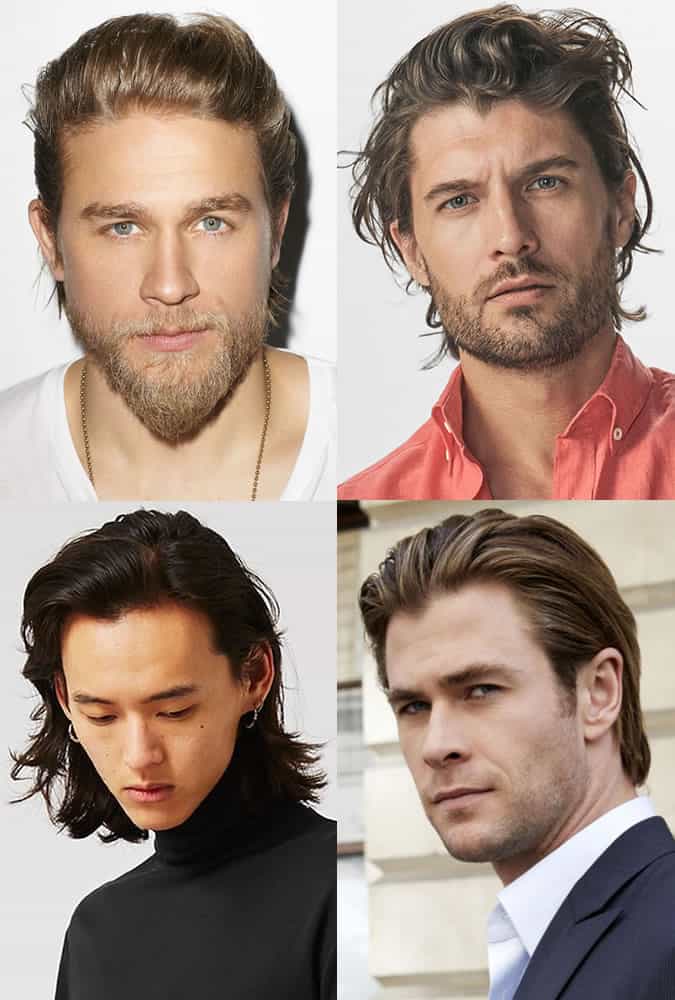Men's Long Slicked Back Hairstyles