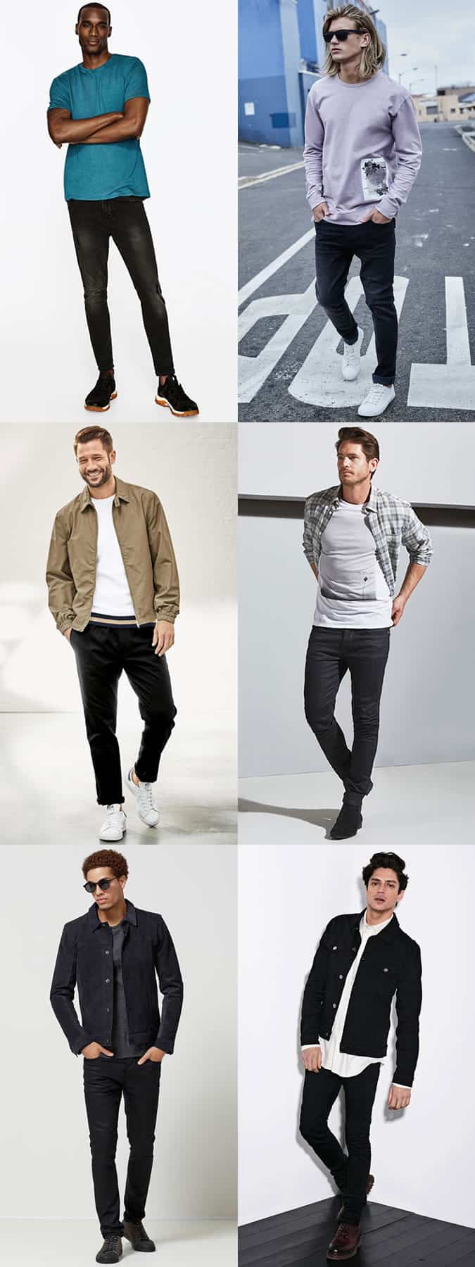 Men's Black Jeans Outfit Inspiration