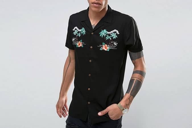 ASOS Embroidered Shirt