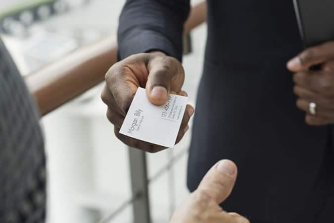 business card