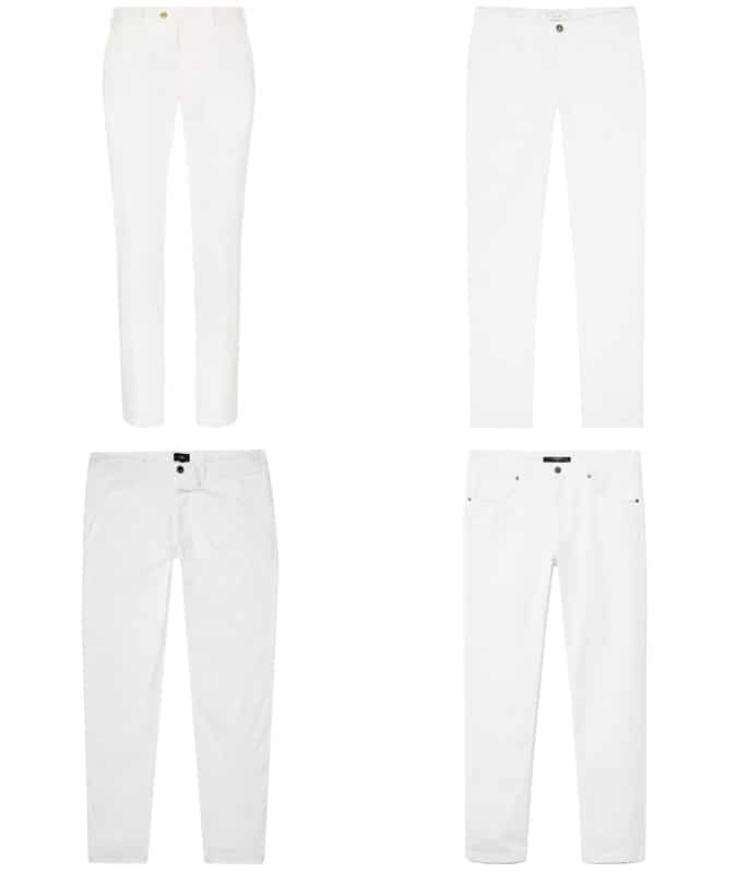 Men's White Trousers
