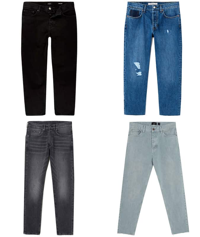 Men's Relaxed Cropped Jeans