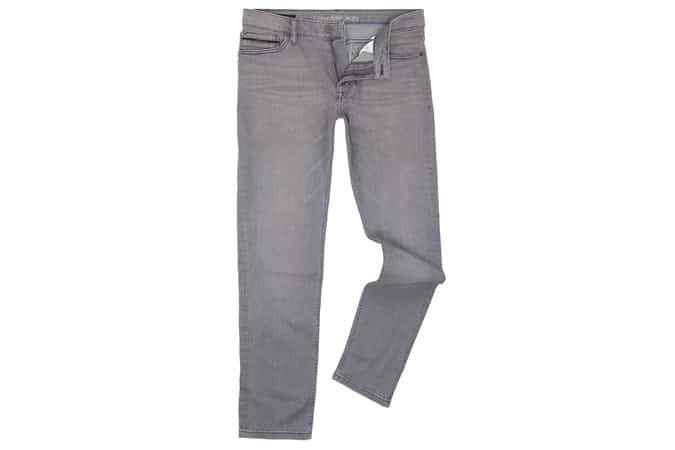 Calvin Klein Straight Onyx Grey Jeans