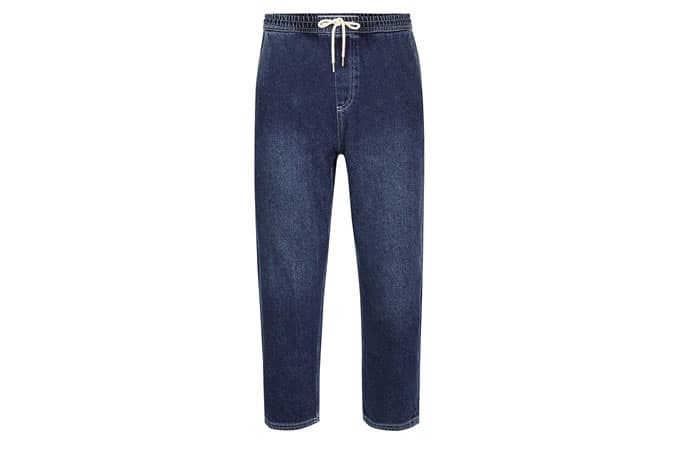 Topman Blue Denim Joggers