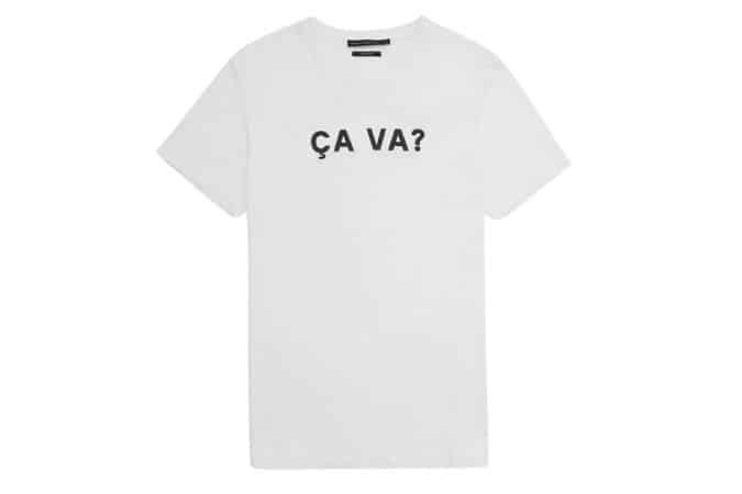 French Connection Ca Va Slogan T-Shirt