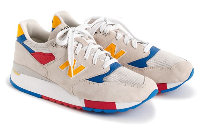 New Balance x J Crew 998 Beach Ball Sneakers