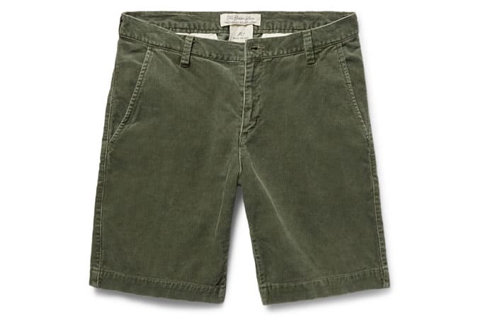 Remi Relief Slim-Fit Cotton-Blend Corduroy Shorts