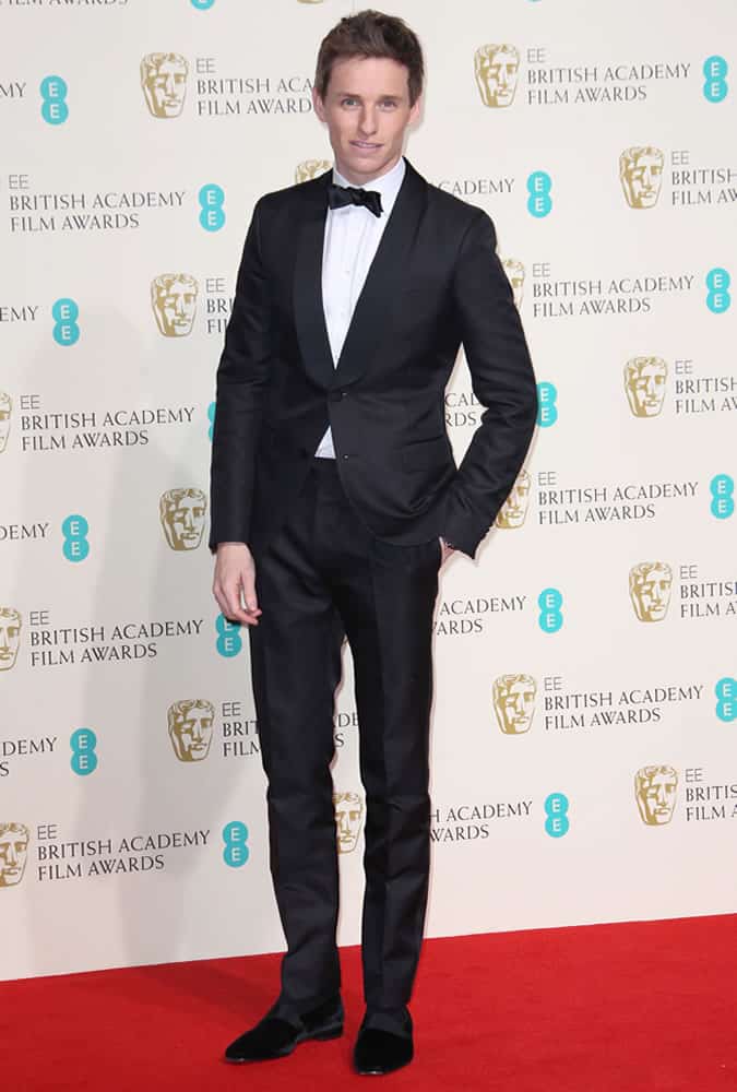 Eddie Redmayne Black Tuxedo