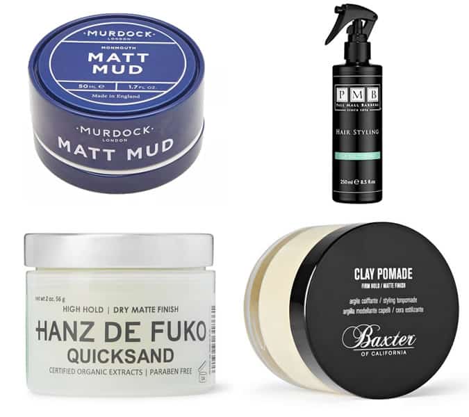 Men's Clay Hair Styling Products