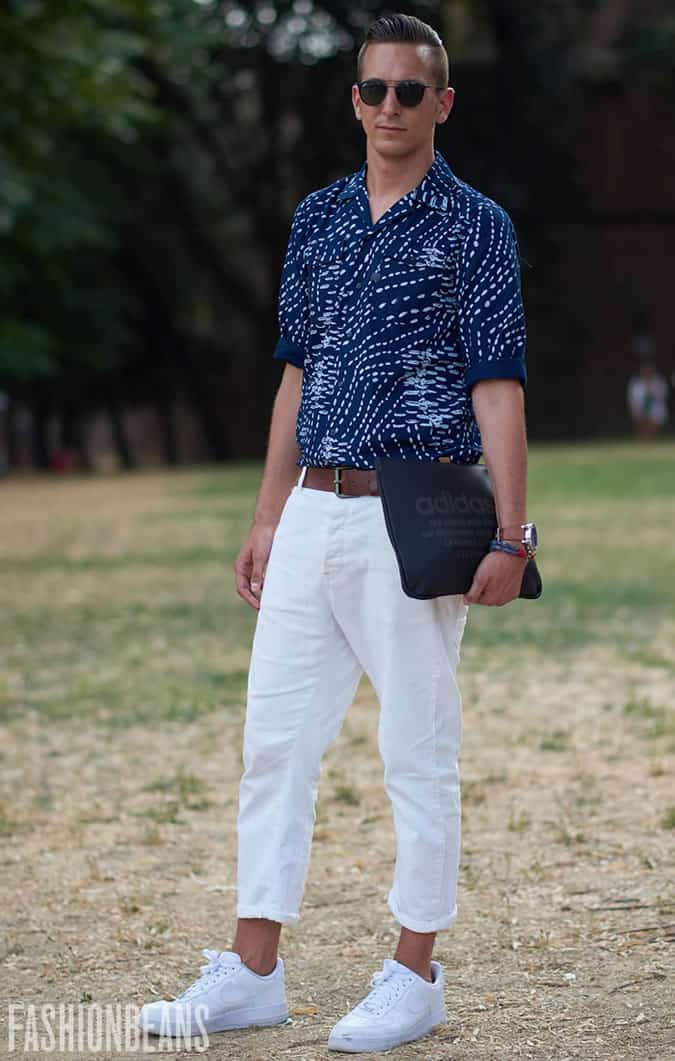 Pitti Uomo 92 printed shirt