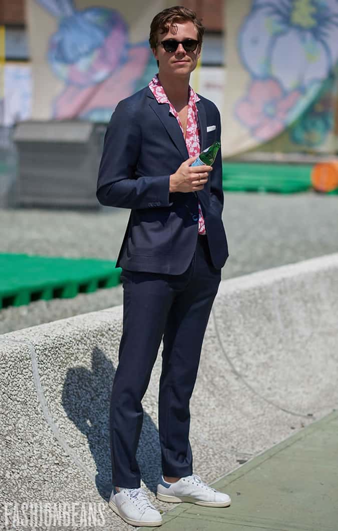 Pitti Uomo 92 Cuban collar shirt