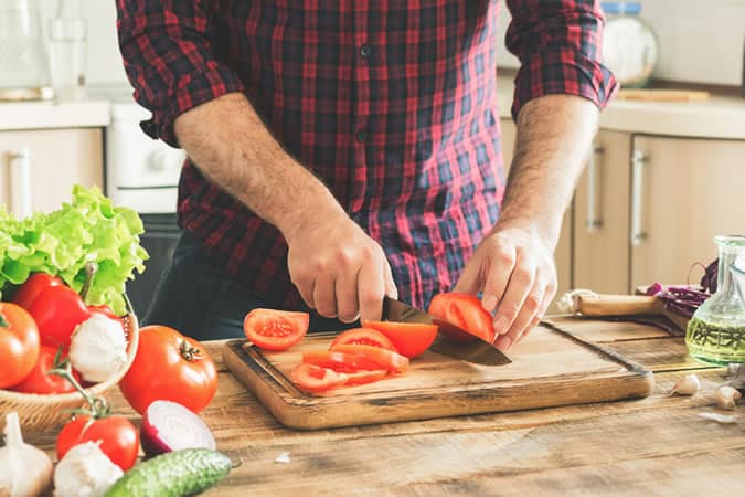 making food from scratch