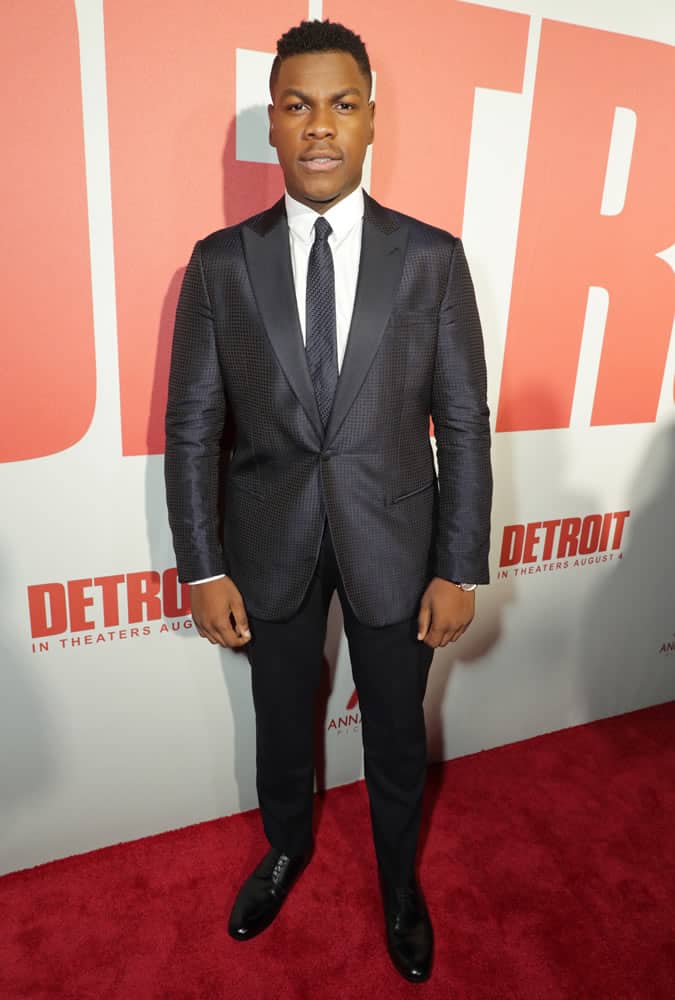 John Boyega at the Detroit premiere