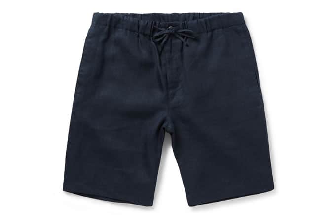 P. Johnson Linen Drawstring Shorts