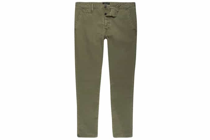 River Island Dark Green Skinny Chino Trousers