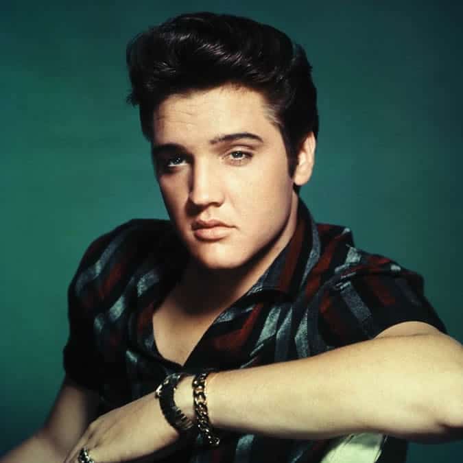 Elvis Presley's pompadour hairstyle