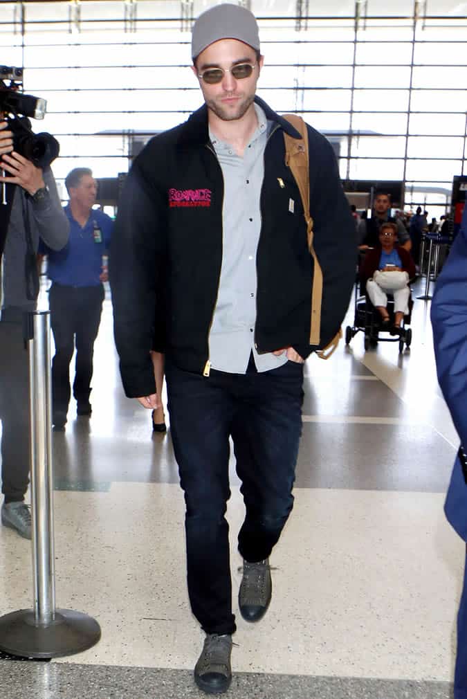 Robert Pattinson At LAX Airport