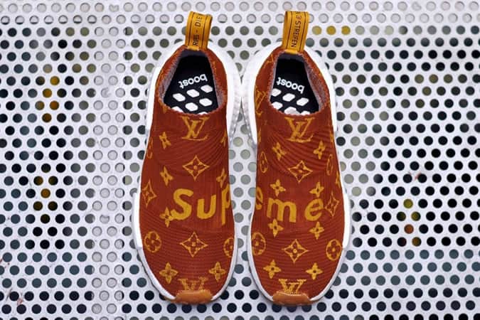 Supreme x Louis Vuitton All Over Print Custom Adidas NMD CS1 Sneaker