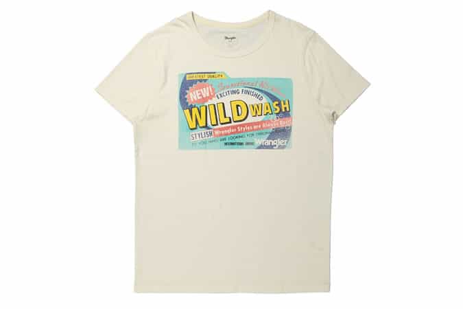 Wrangler Wild Wash Vintage Design T-Shirt