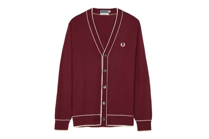 Fred Perry Reissues Tipped Cardigan