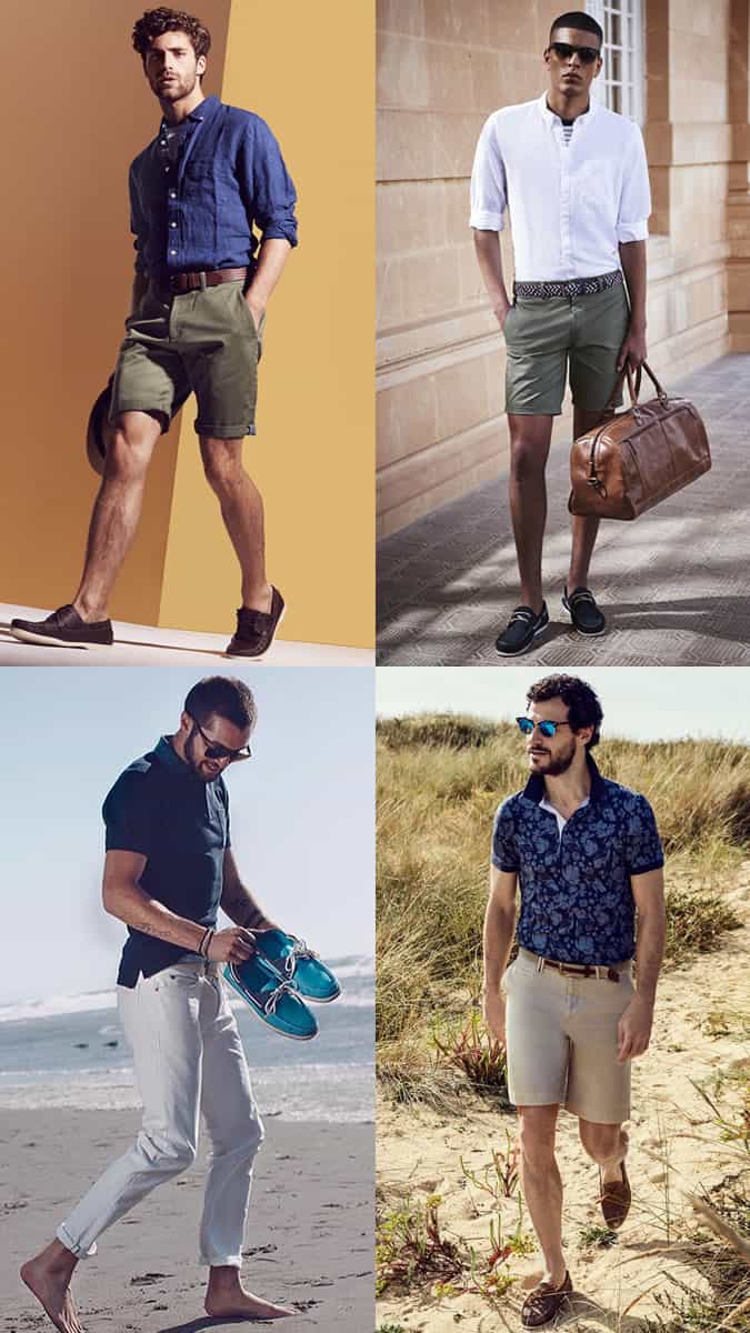 How to wear men's boat/deck shoes in summer
