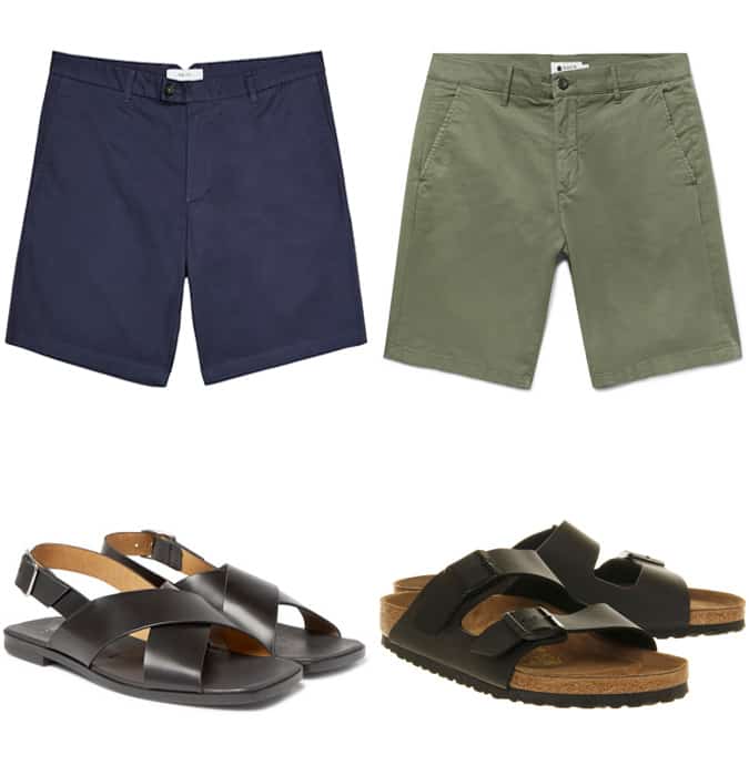The best men's shorts and sandals