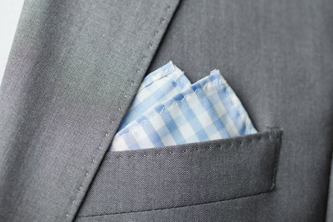 The Two Point Pocket Square Fold