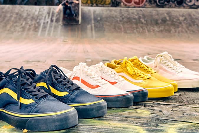 Vans x Opening Ceremony Satin Old Skool Sneakers 2017