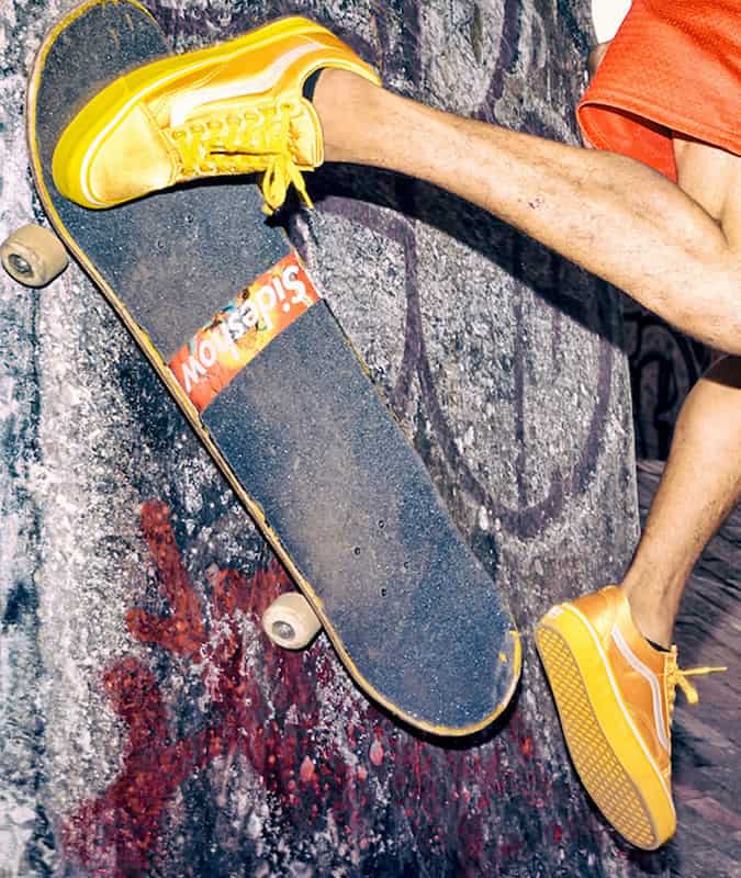 Vans x Opening Ceremony Satin Old Skool Sneakers 2017