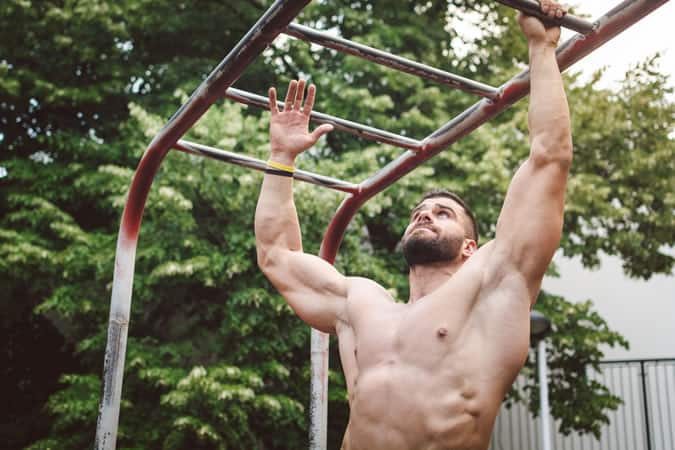 Shirtless Workout