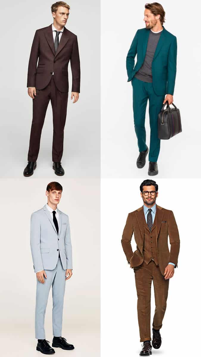 How to wear men's colourful suits