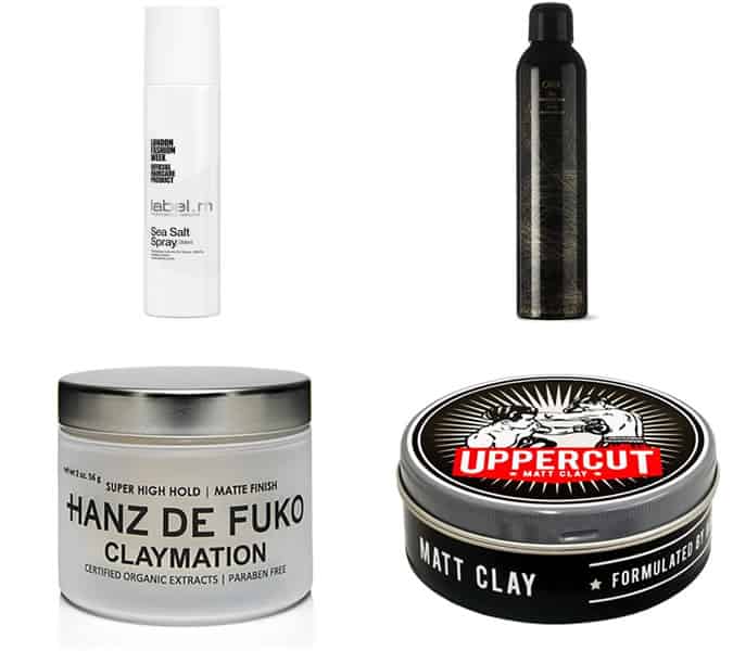 styling products for long French crop hairstyles